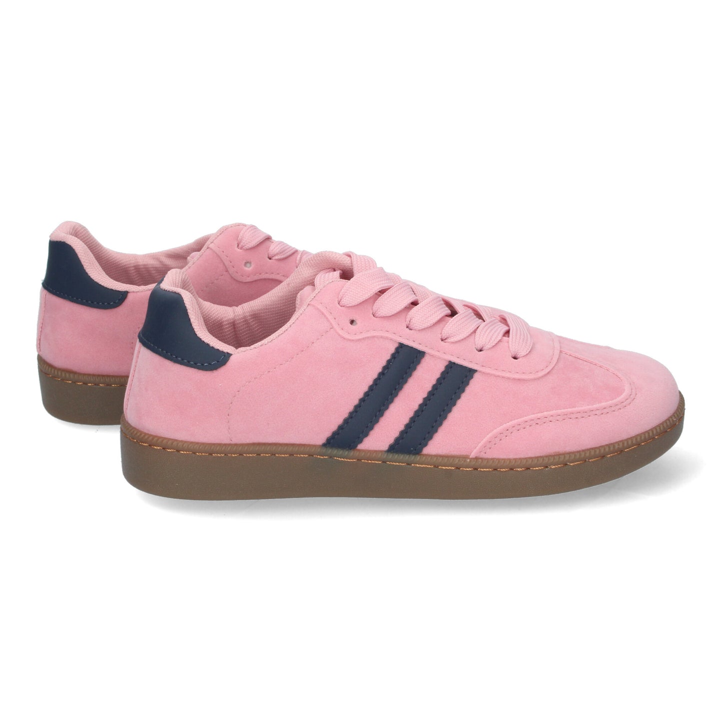 Zapatillas planas deportivas rosas