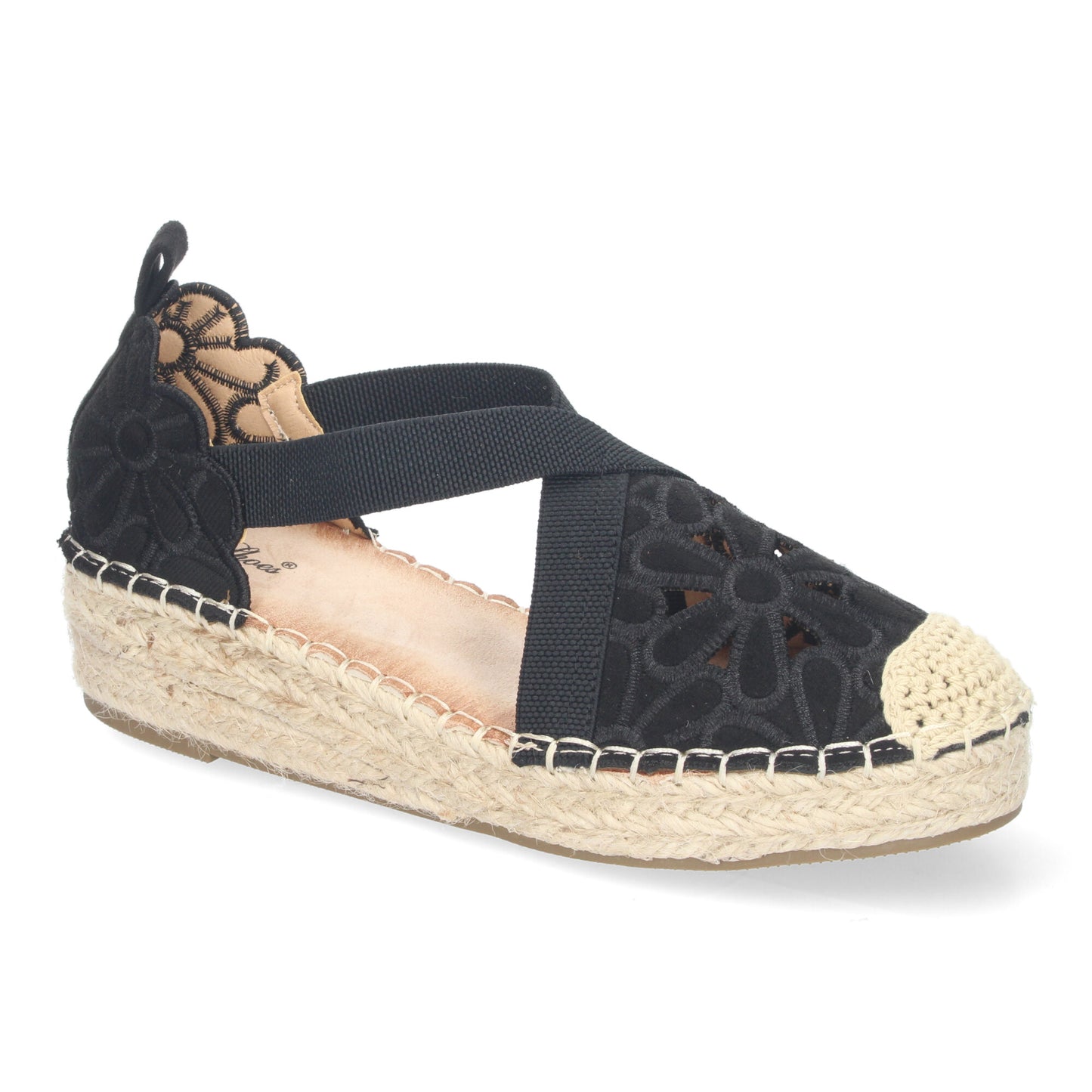 Sandalias de cuña de Yute para Mujer dis