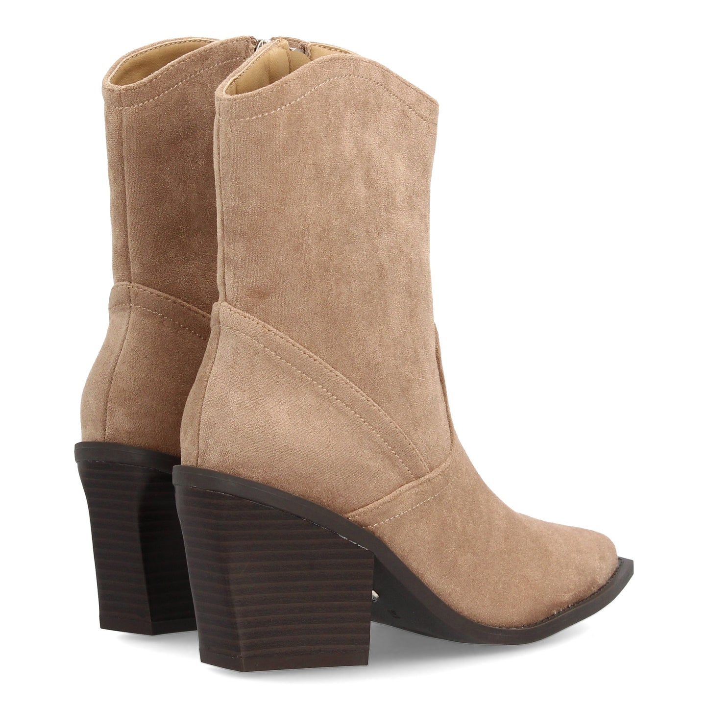 Bota estilo cowboy para mujer con diseño minimalista. Punta fina y tacón an