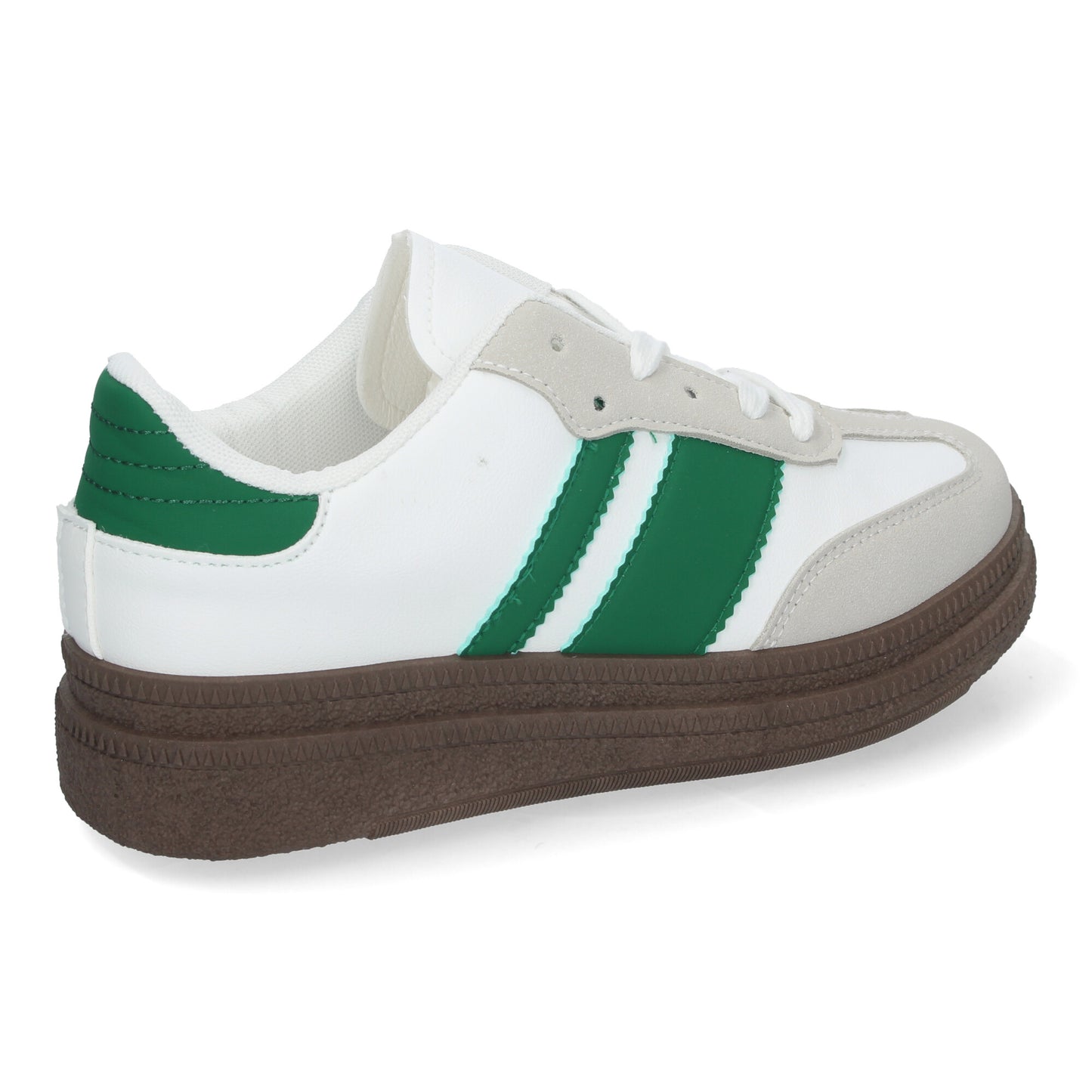 Zapatillas deportivas doble suela. Verde