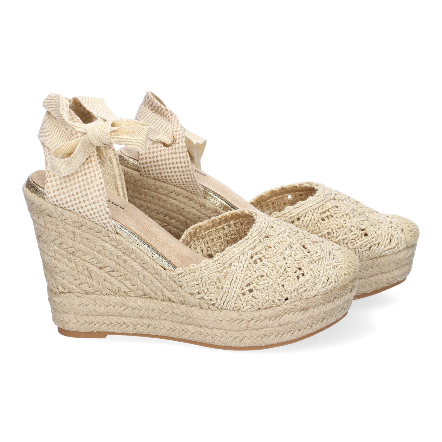Sandalia de cuña de Yute para Mujer  Comodas y Ele