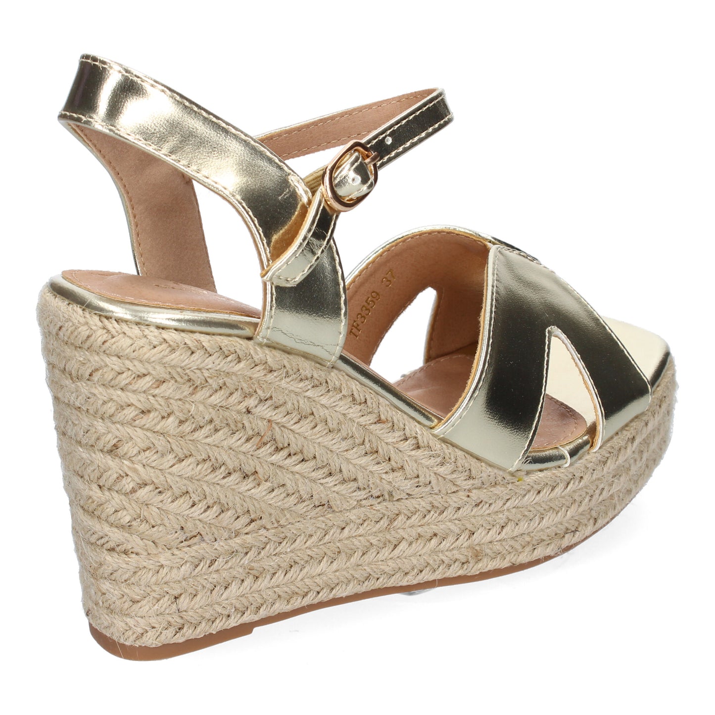 Sandalia de cuña de Yute para Mujer  diseño Modern
