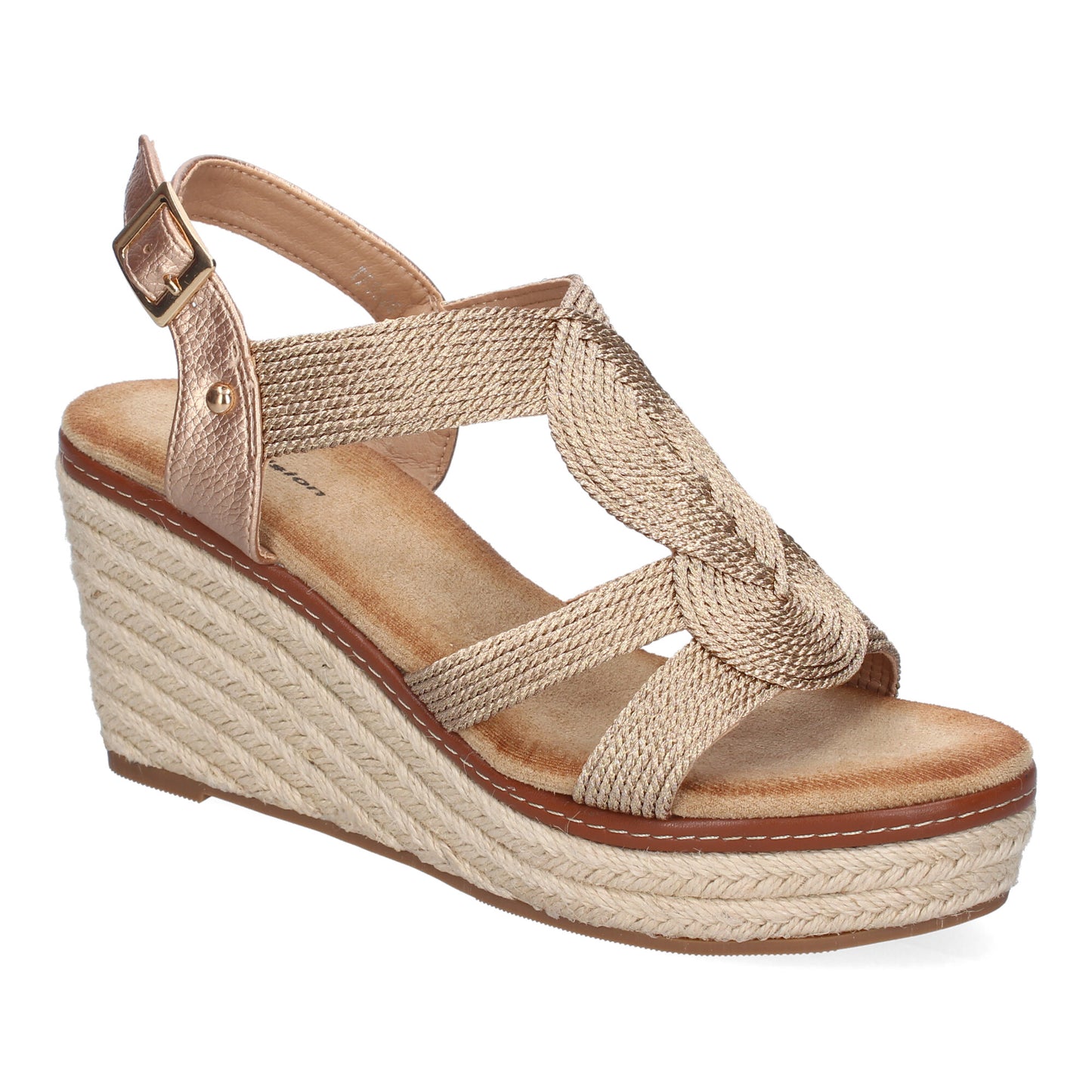 Sandalia de cuña de Yute para Mujer  Comodas y Ele