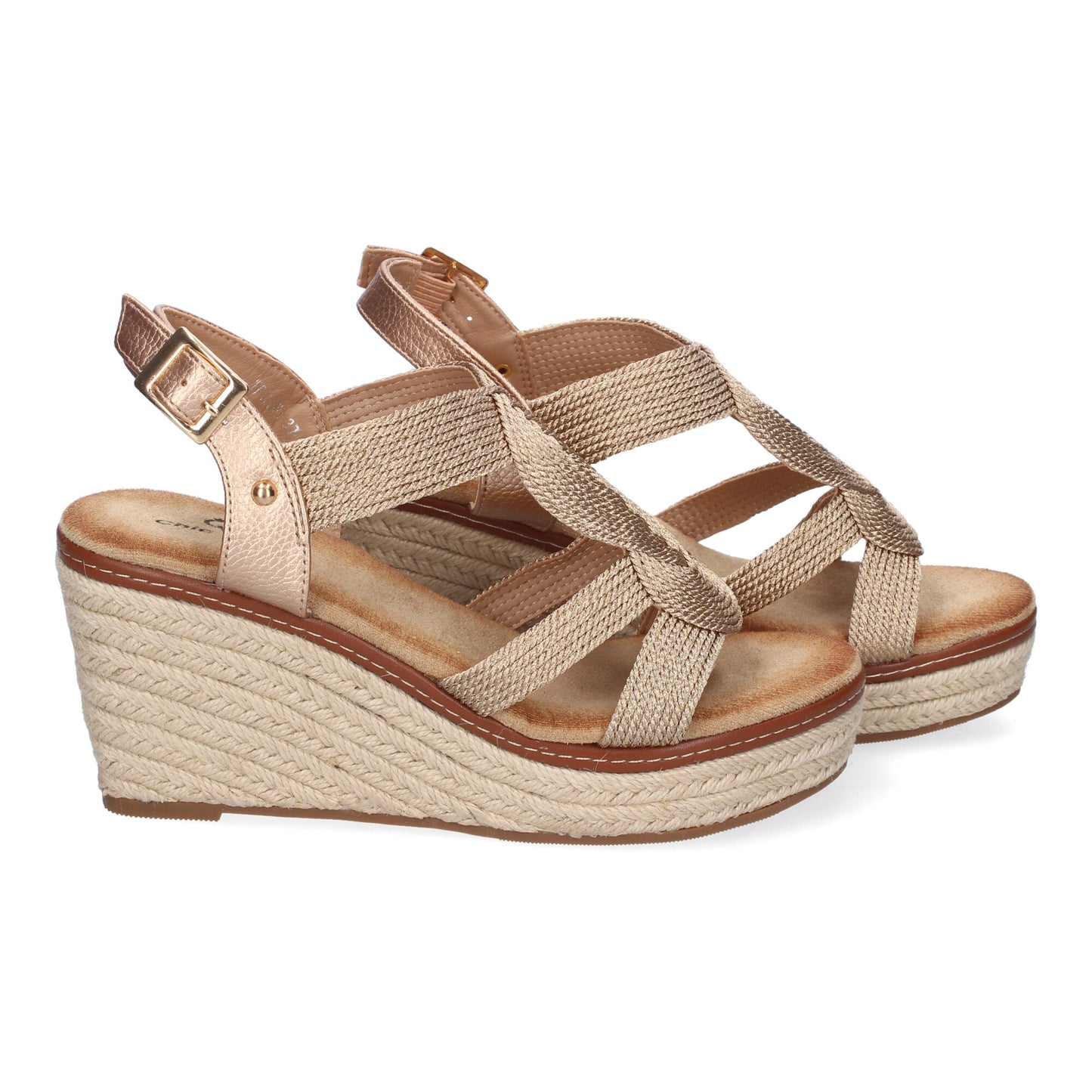 Sandalia de cuña de Yute para Mujer  Comodas y Ele