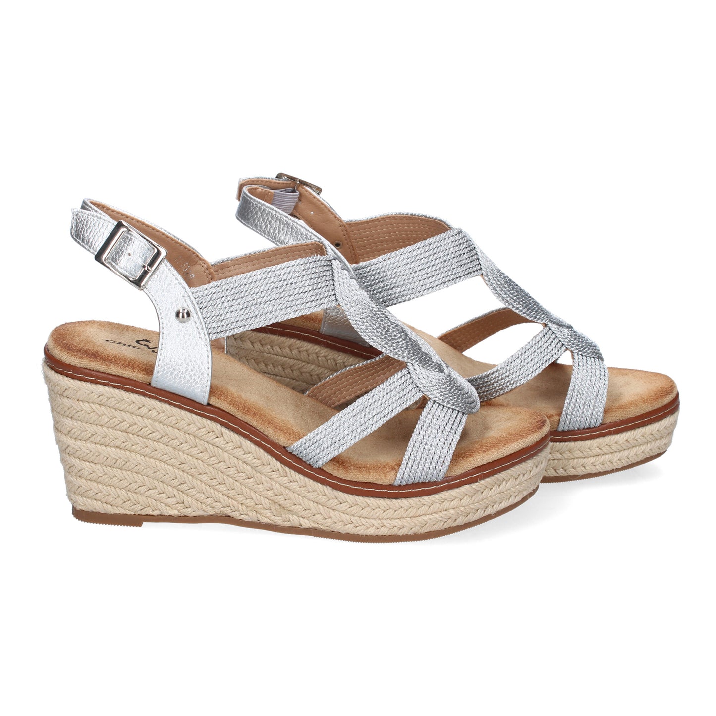 Sandalia de cuña de Yute para Mujer  Comodas y Ele