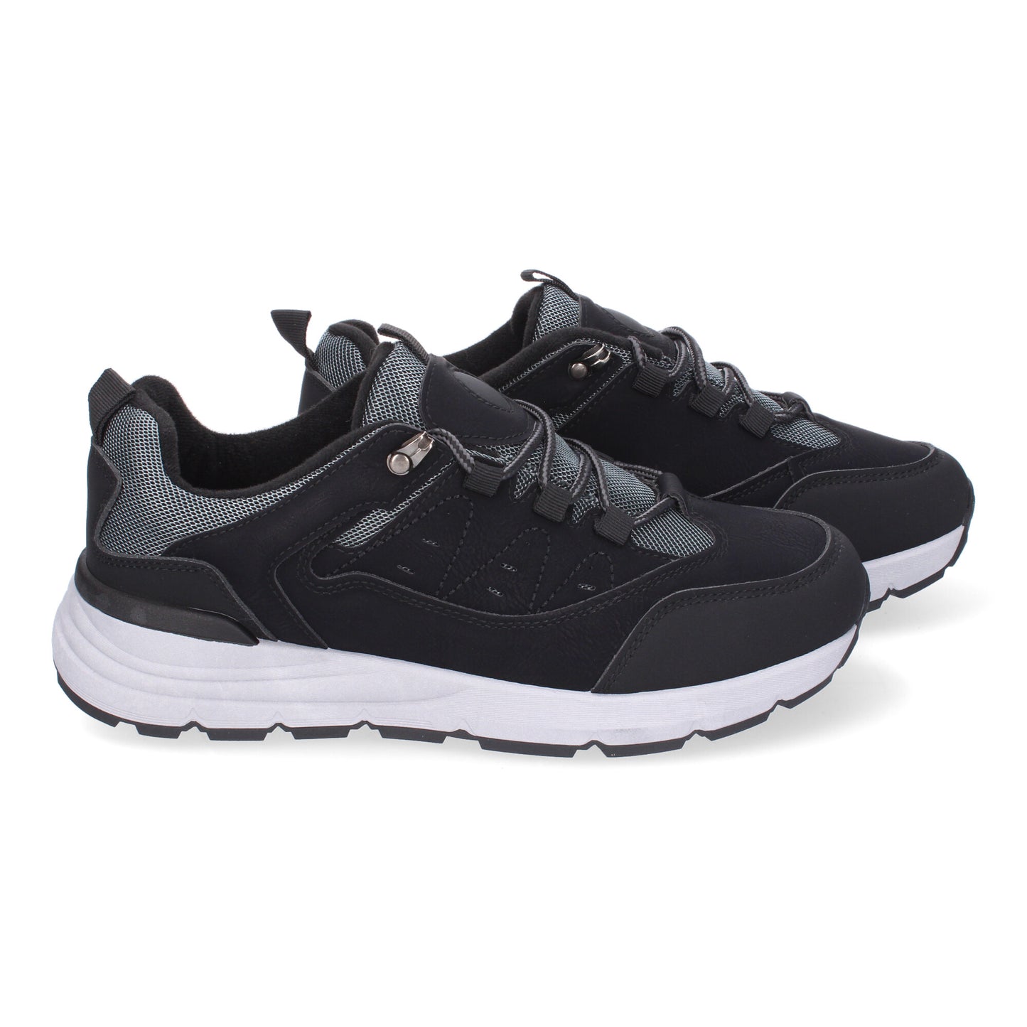 Zapatillas Planas Deportivas de Hombre Casual  Puntera Redonda y Cierre de Cordo