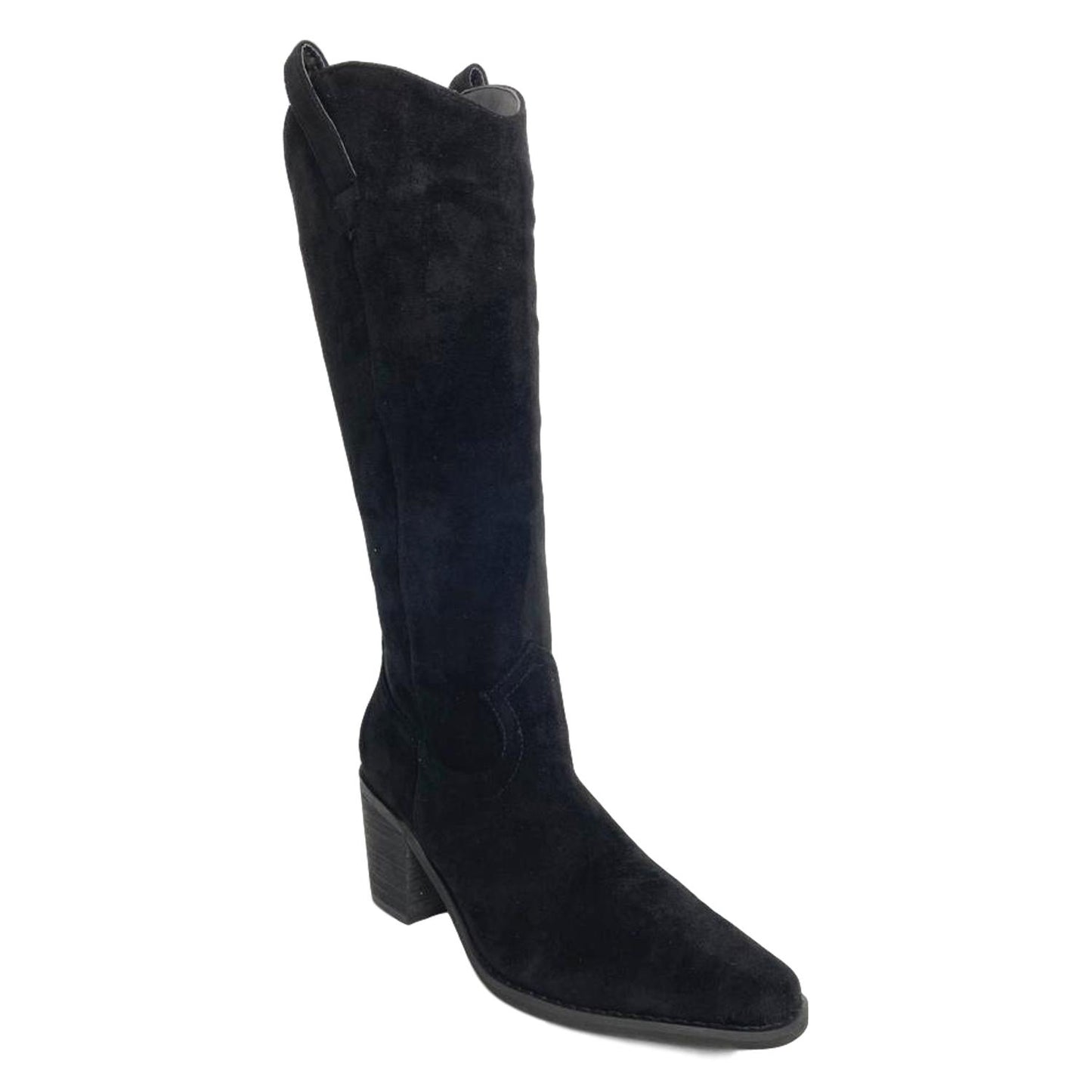 Bota de Mujer con Tacón  Estampado Liso