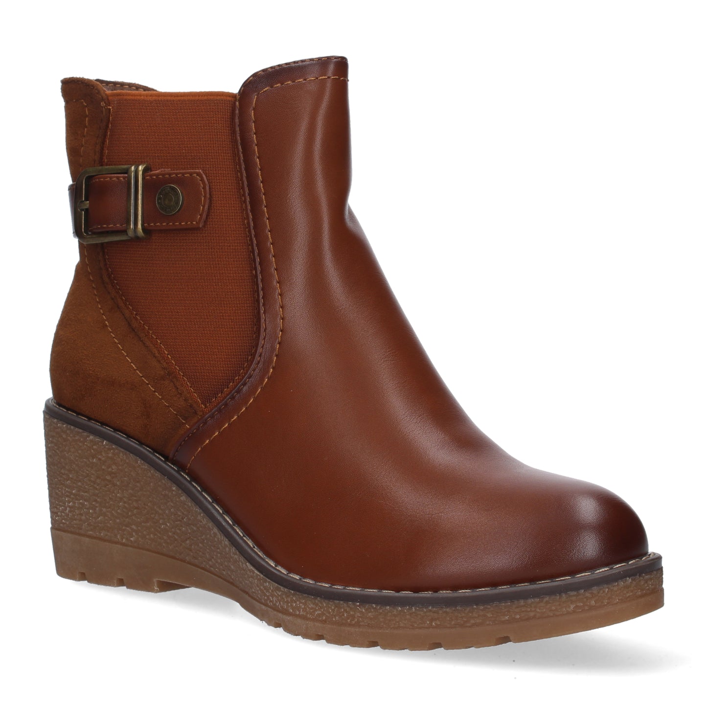 Botin de Tacon Ancho para Mujer  punta r