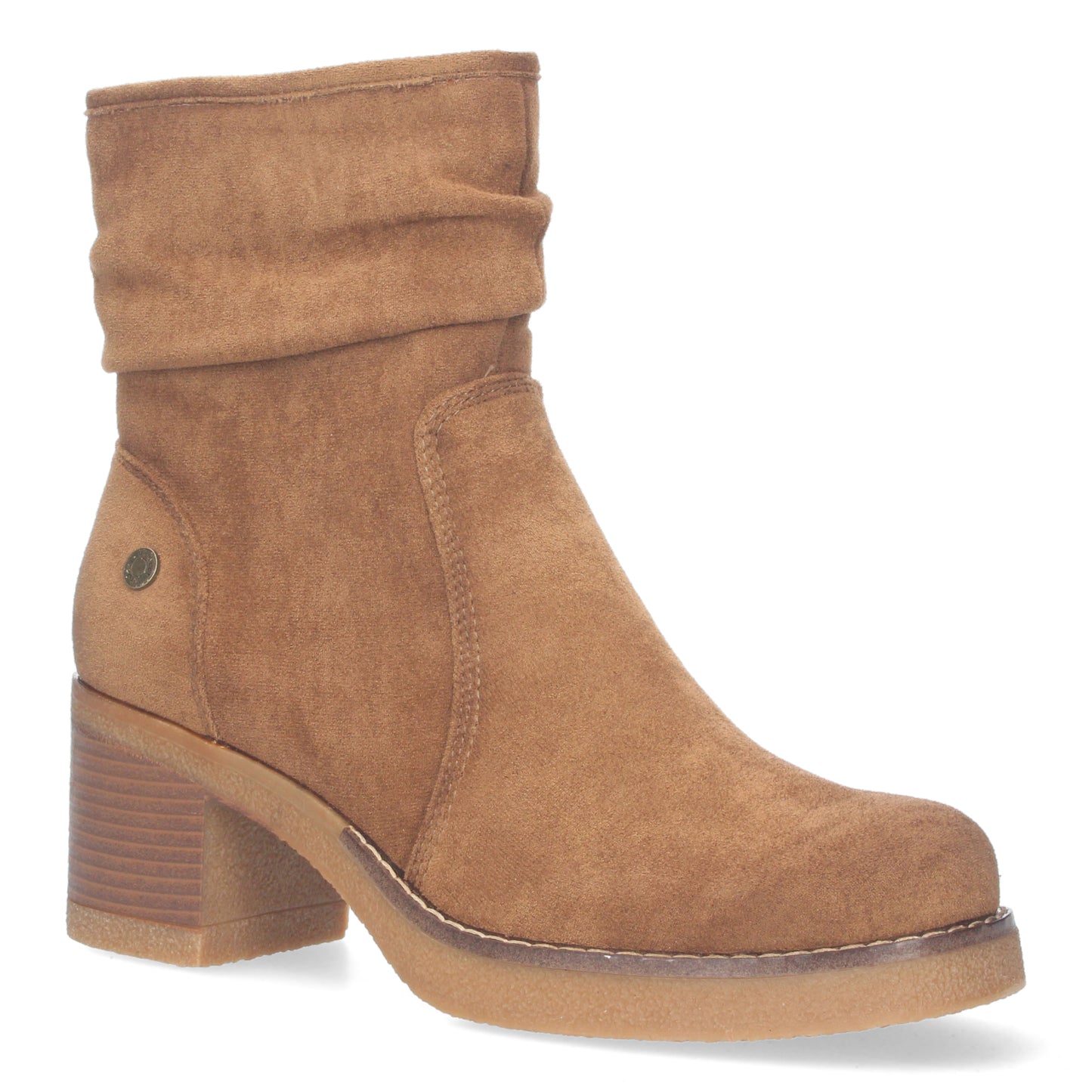 Botin como para mujer  cañaarrugada y d