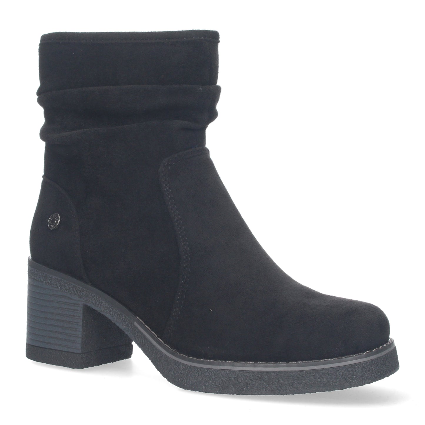 Botin como para mujer  caña arrugada y d