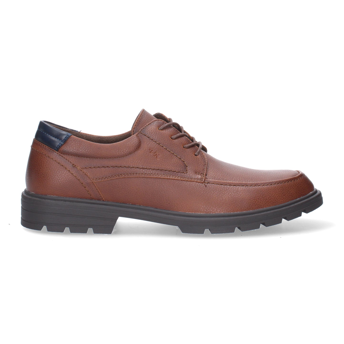 Zapato Plano para Hombre  Comodo  con Estampado Liso  y Cierre de Cordones
