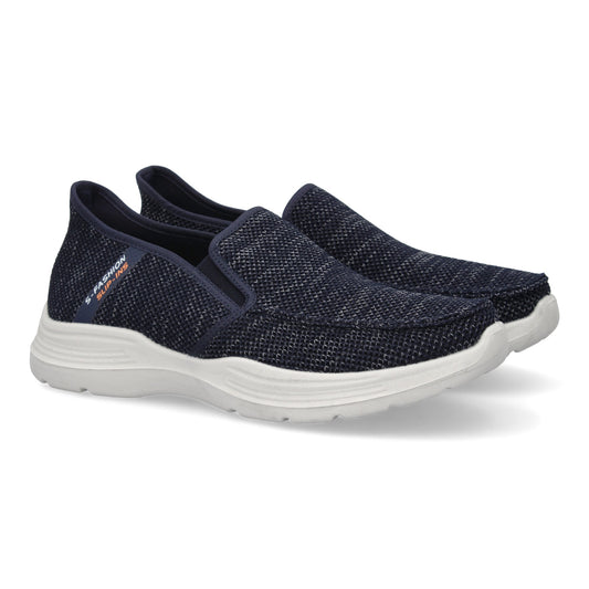 Zapatiilas deportivas comodas para hombre  con cierre elastico  Diseño moderno y