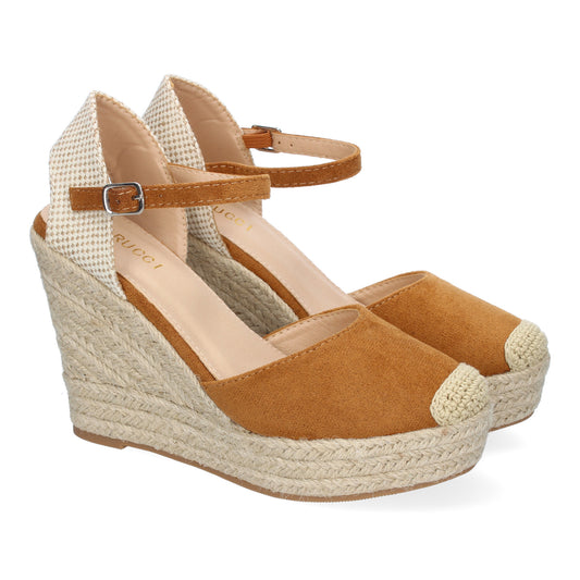 Sandalia de cuña de Yute para Mujer  Comodas y Ele