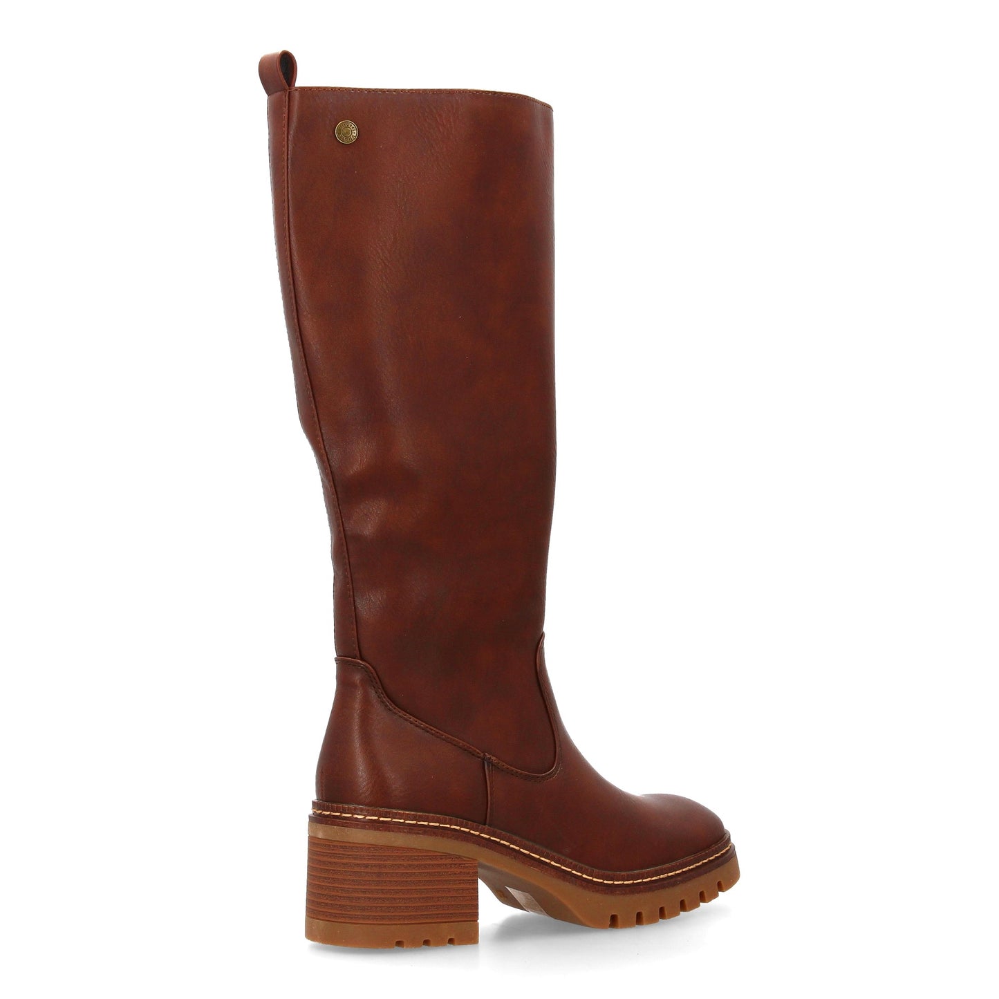 Bota de caña alta para mujer con diseño elegante. Cuenta con tacón ancho y