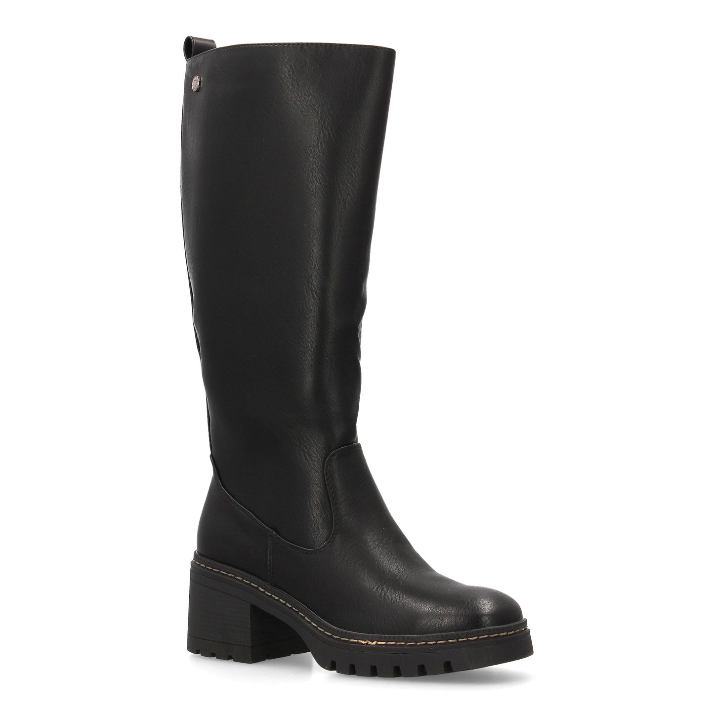 Bota de caña alta para mujer con diseño elegante. Cuenta con tacón ancho y