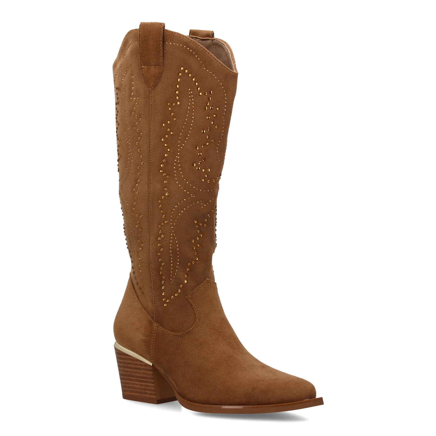 Botas de mujer con diseño elegante y detalles brillantes  id
