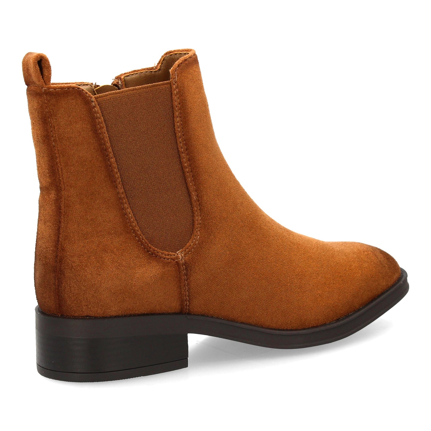 Botín plano para mujer con diseño tipo chelsea incorpora elástico lateral