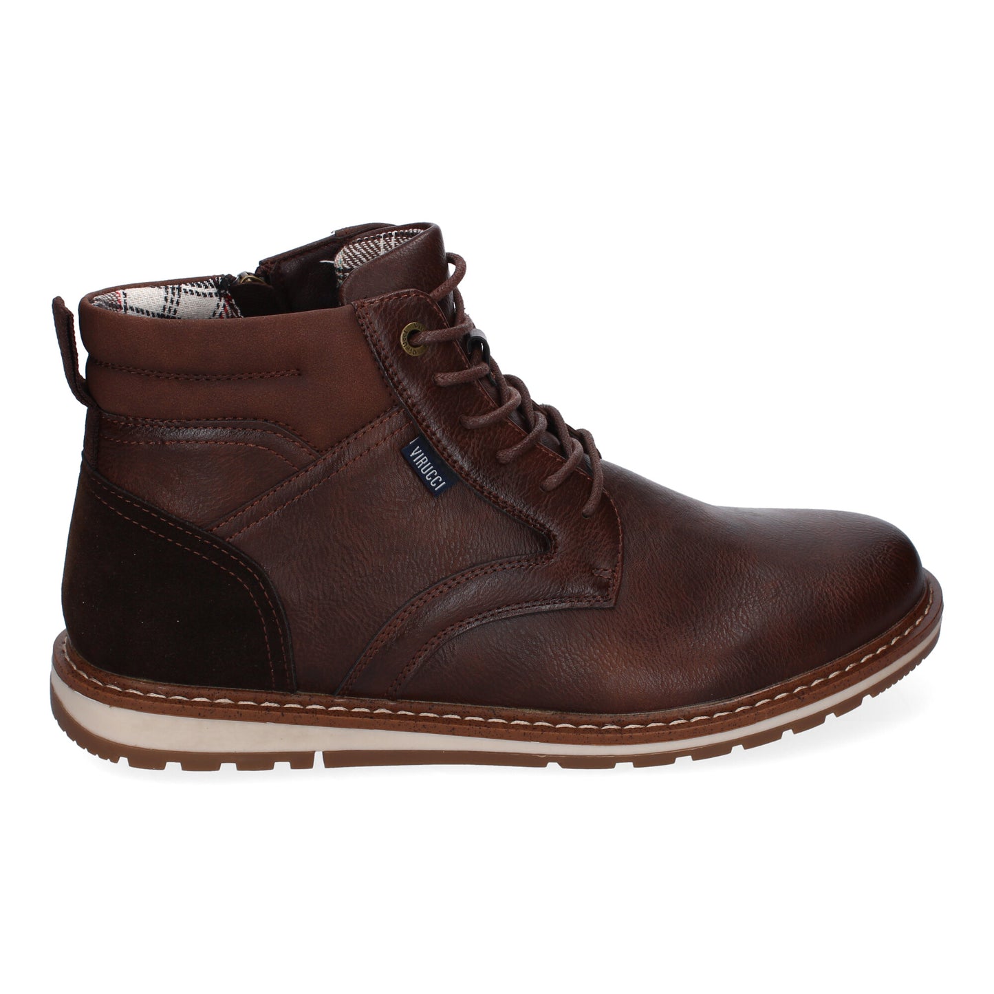 Botin Casual Plano de Hombre  Comodo  Diseño Moderno  Detalle de Costuras Cierre