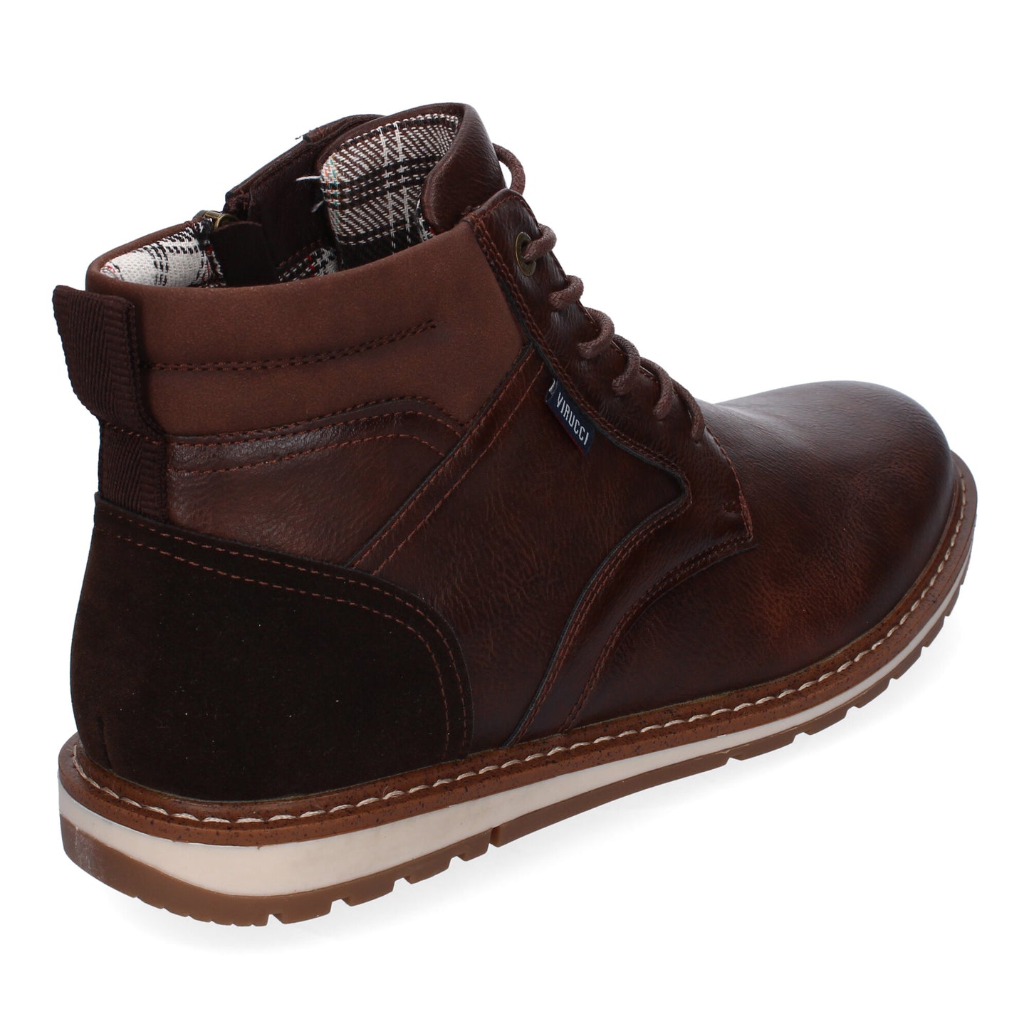 Botin Casual Plano de Hombre  Comodo  Diseño Moderno  Detalle de Costuras Cierre