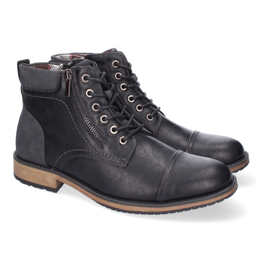 Botines de Hombre  Comodos y Elegantes  Diseño Clasico con Punta Redonda  Adorno