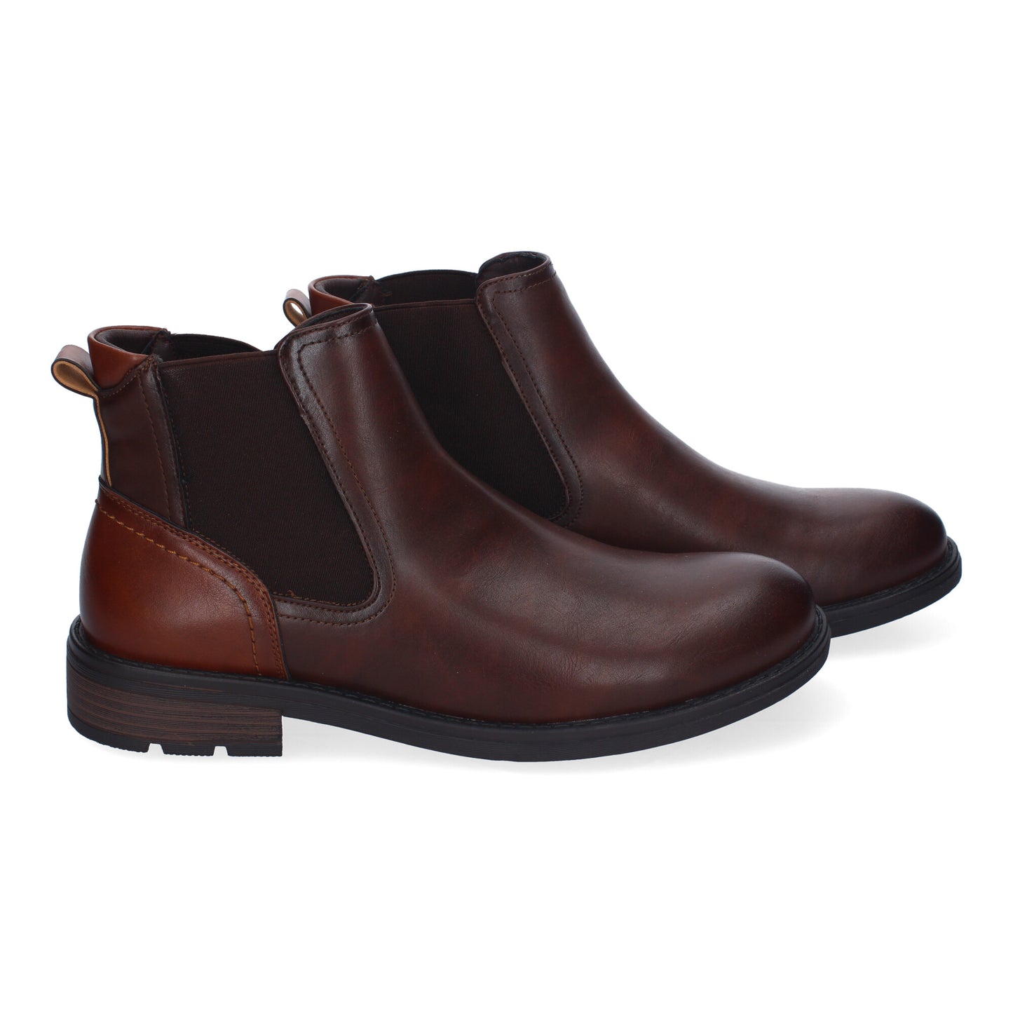 Botines de Hombre Elegantes  Diseño Moderno con Punta Redonda  Comodos con Mater