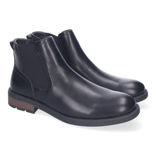 Botines de Hombre Elegantes  Diseño Moderno con Punta Redonda  Comodos con Mater