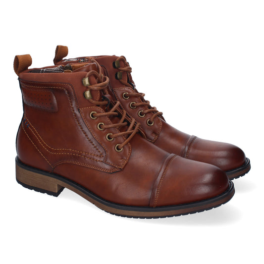 Botines de Hombre  Comodos y Elegantes  Diseño Clasico con Punta Redonda  Adorno