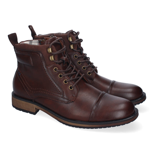 Botines de Hombre  Comodos y Elegantes  Diseño Clasico con Punta Redonda  Adorno
