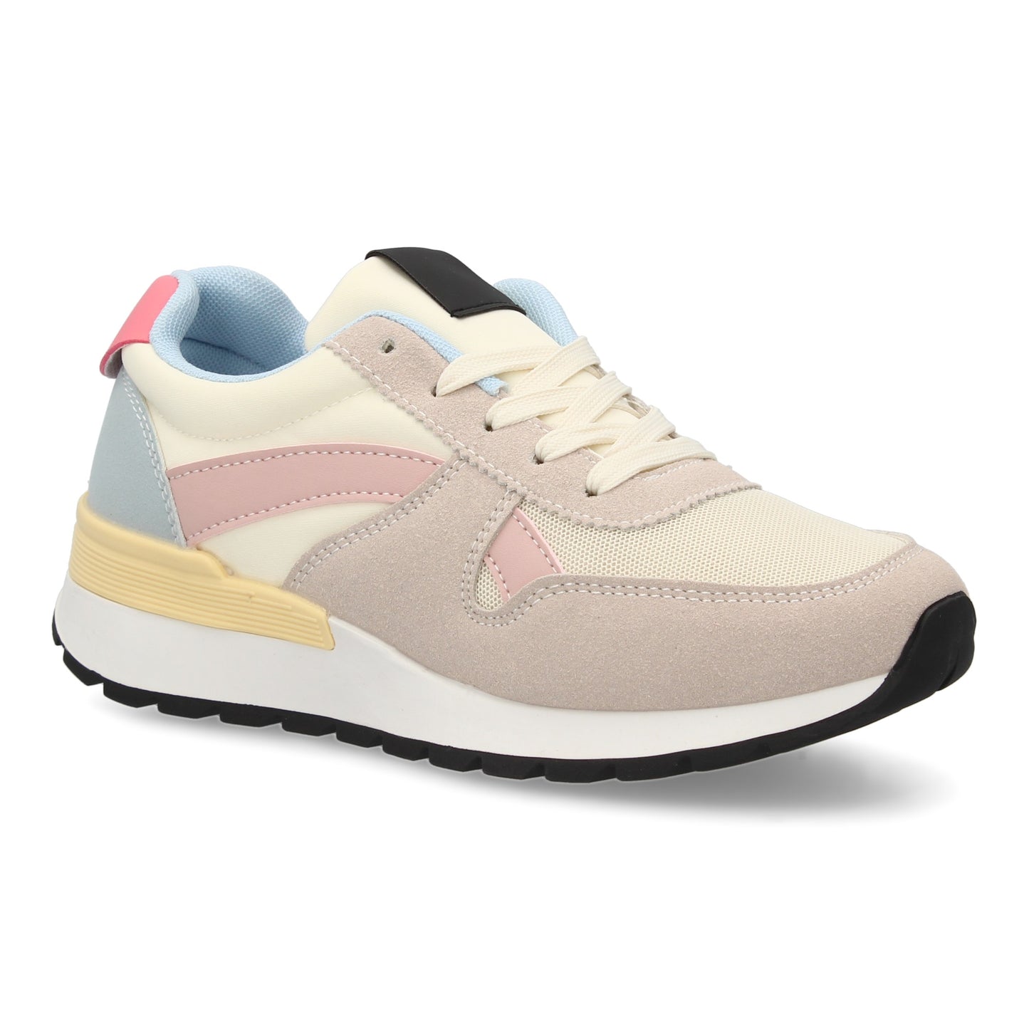 Zapatillas deportivas estilo urbano con diseño multicapas y malla transpira