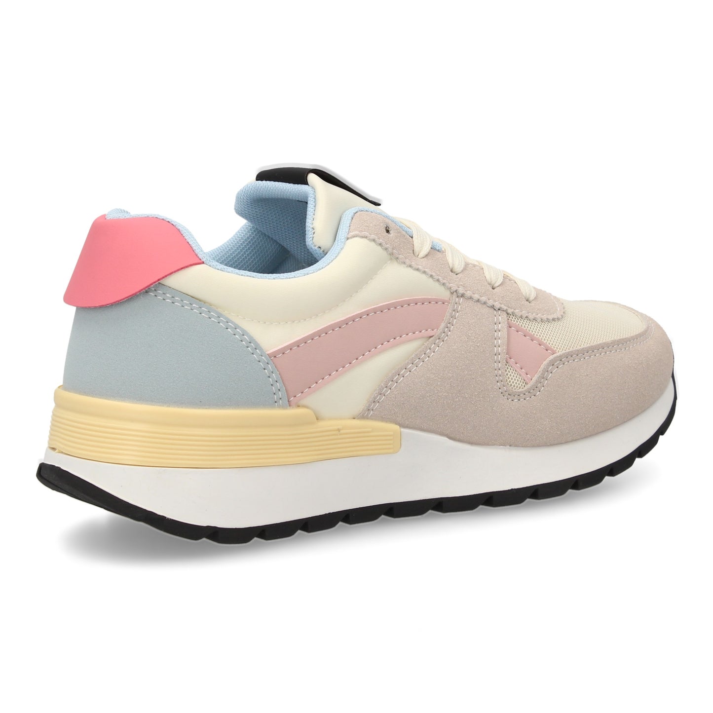 Zapatillas deportivas estilo urbano con diseño multicapas y malla transpira