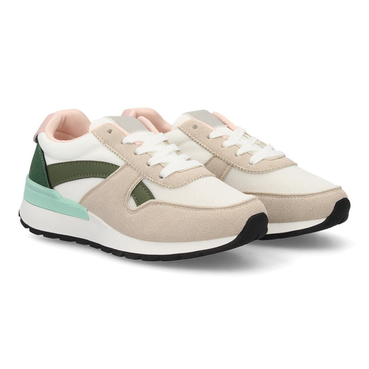 Zapatillas deportivas estilo urbano con diseño multicapas y malla transpira