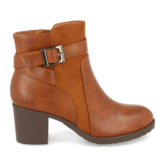 Botin de Mujer con Tacon  Comodos  Tiras