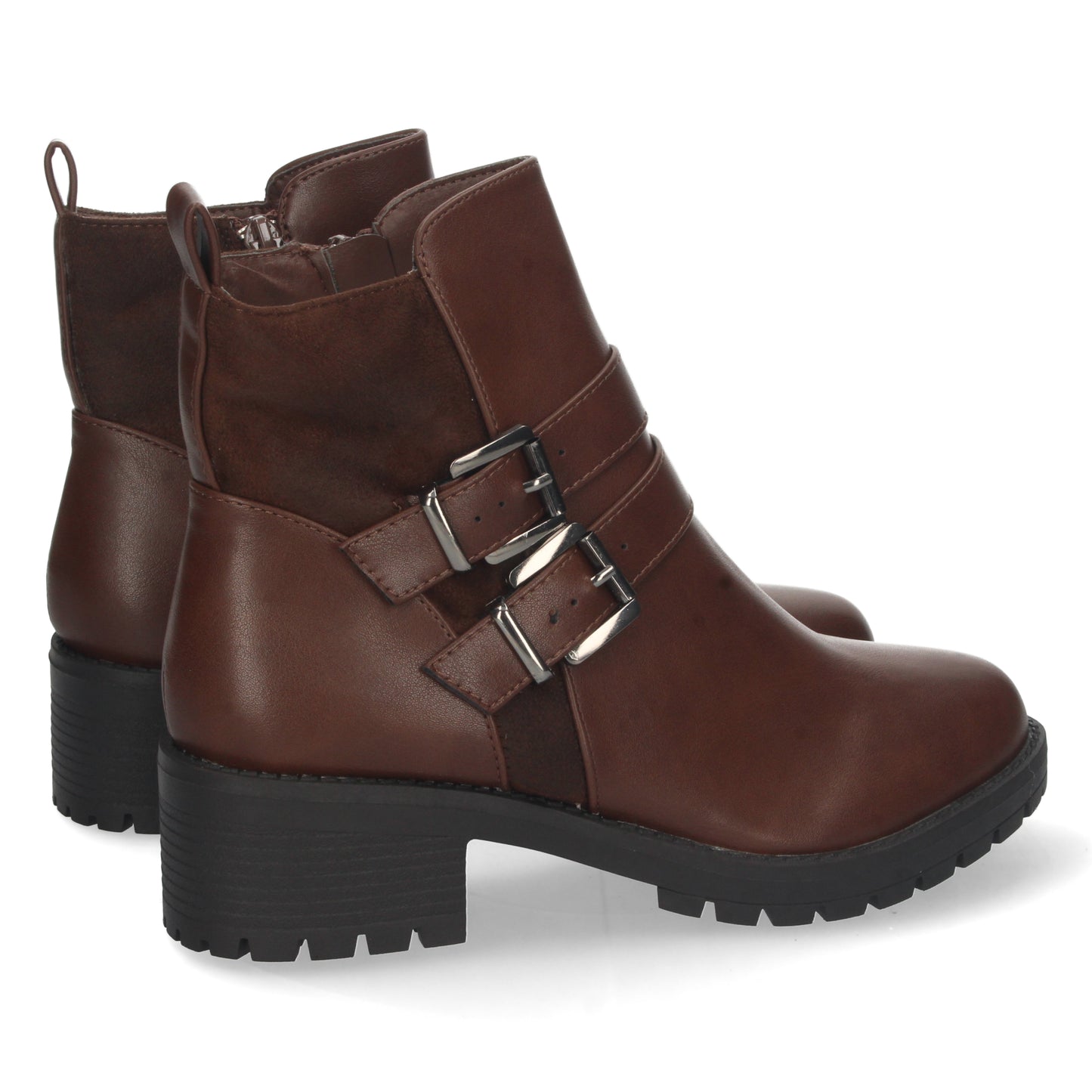Botin de Tacon para Mujer  Comodo  de Pu