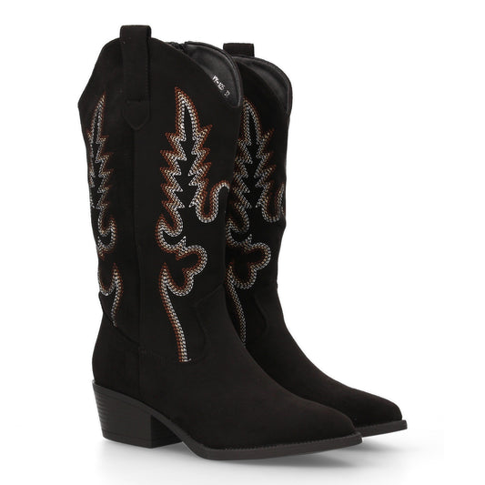 Botas de mujer estilo cowboy  tacon bajo  comodas y elegante