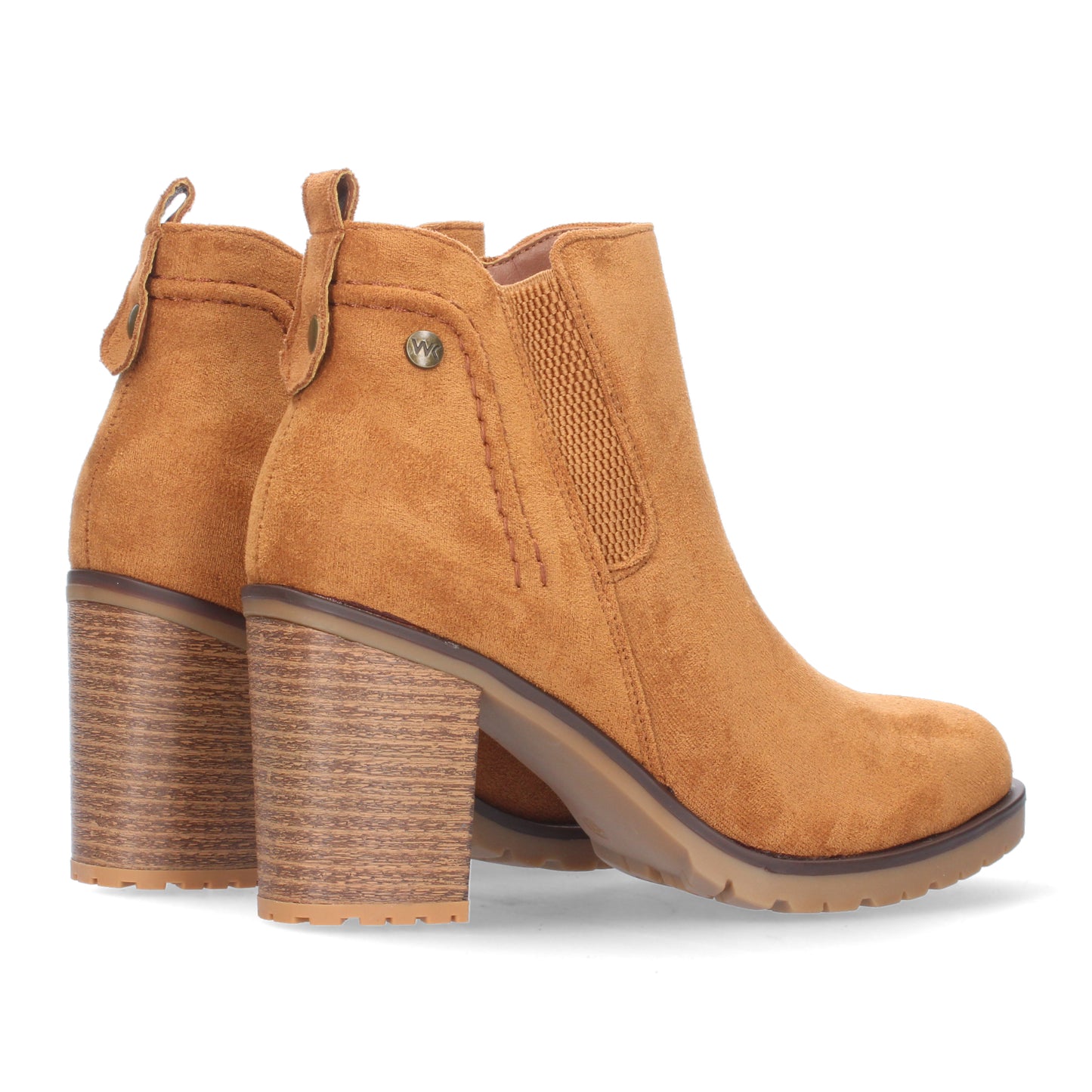Botin de Tacon Ancho para Mujer  adorno