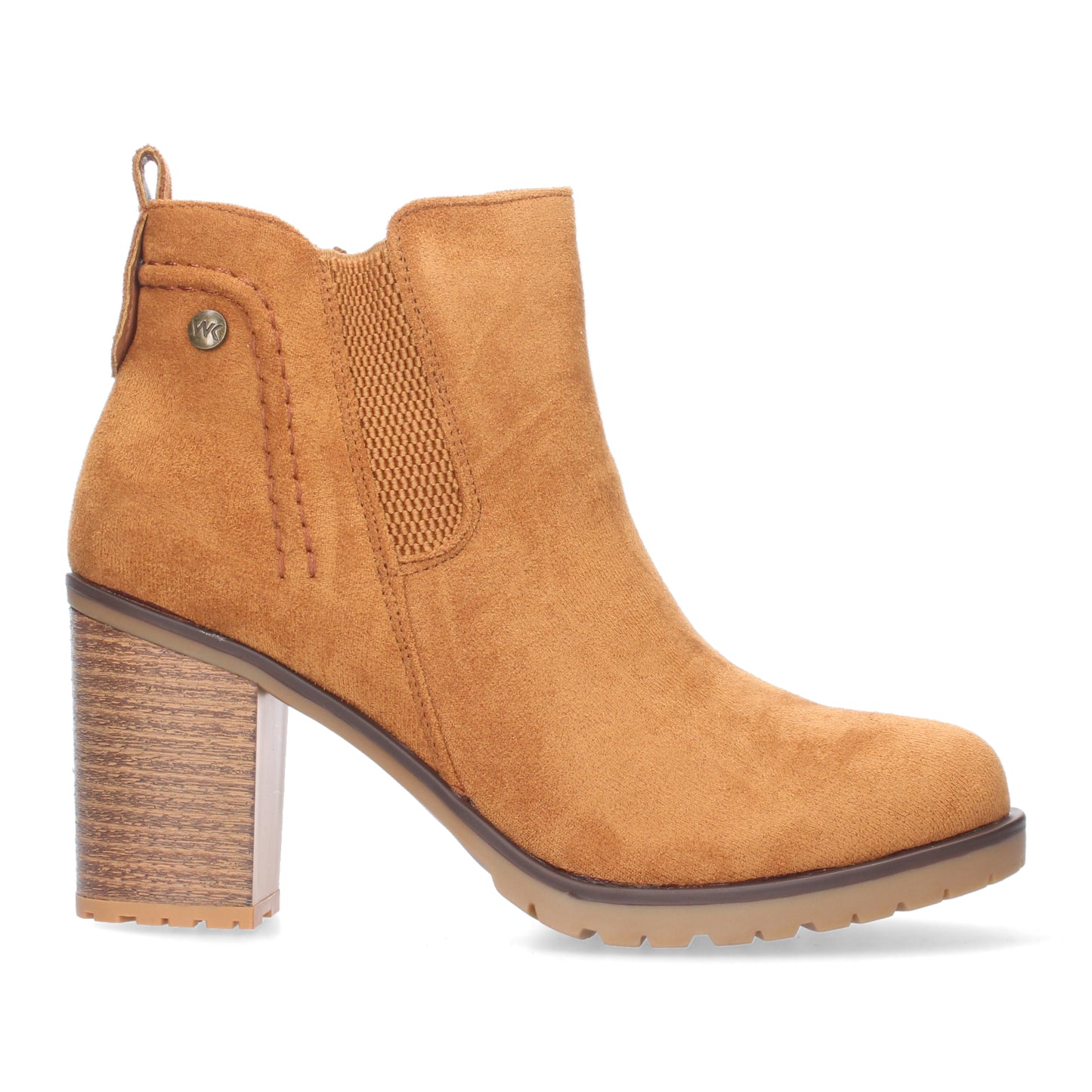 Botin de Tacon Ancho para Mujer  adorno