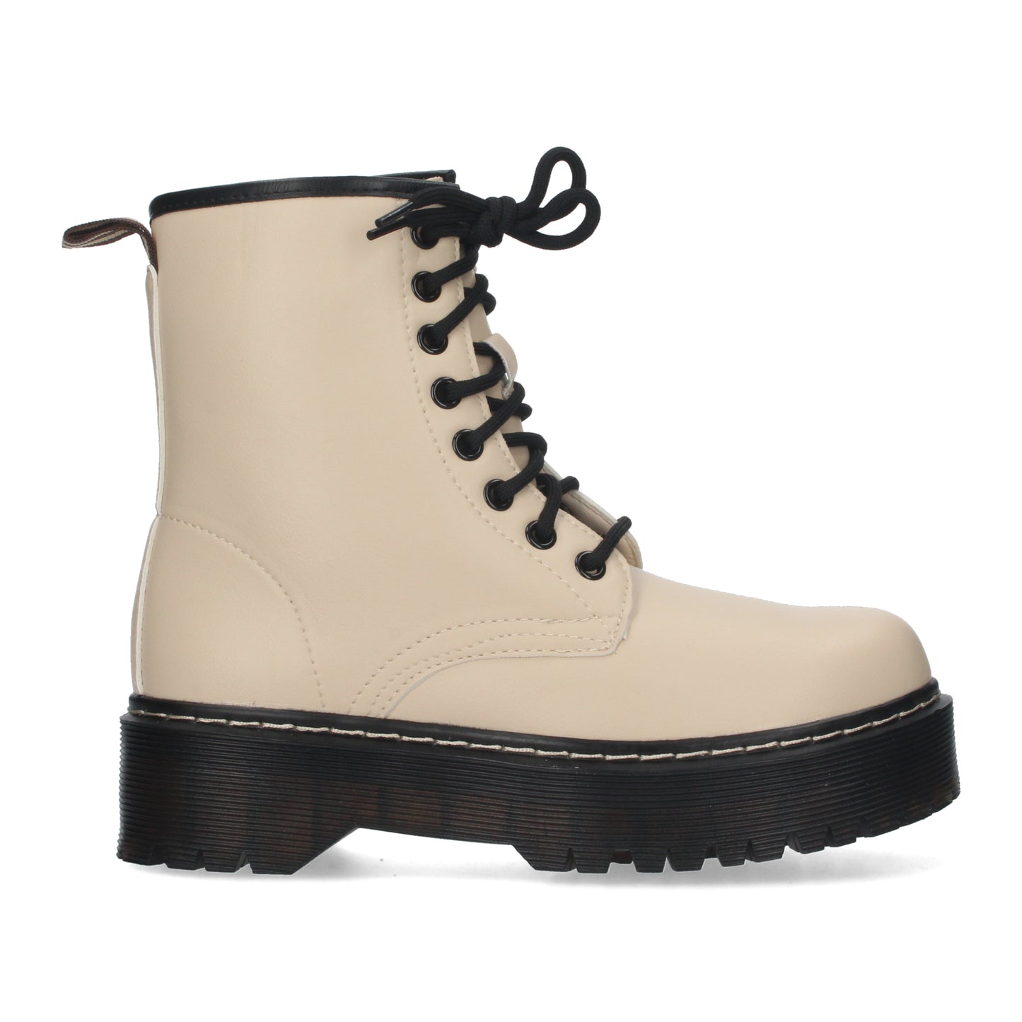 Botin de Tacon Ancho para Mujer  Comodo  con Estampado Liso  Cierres de Cor