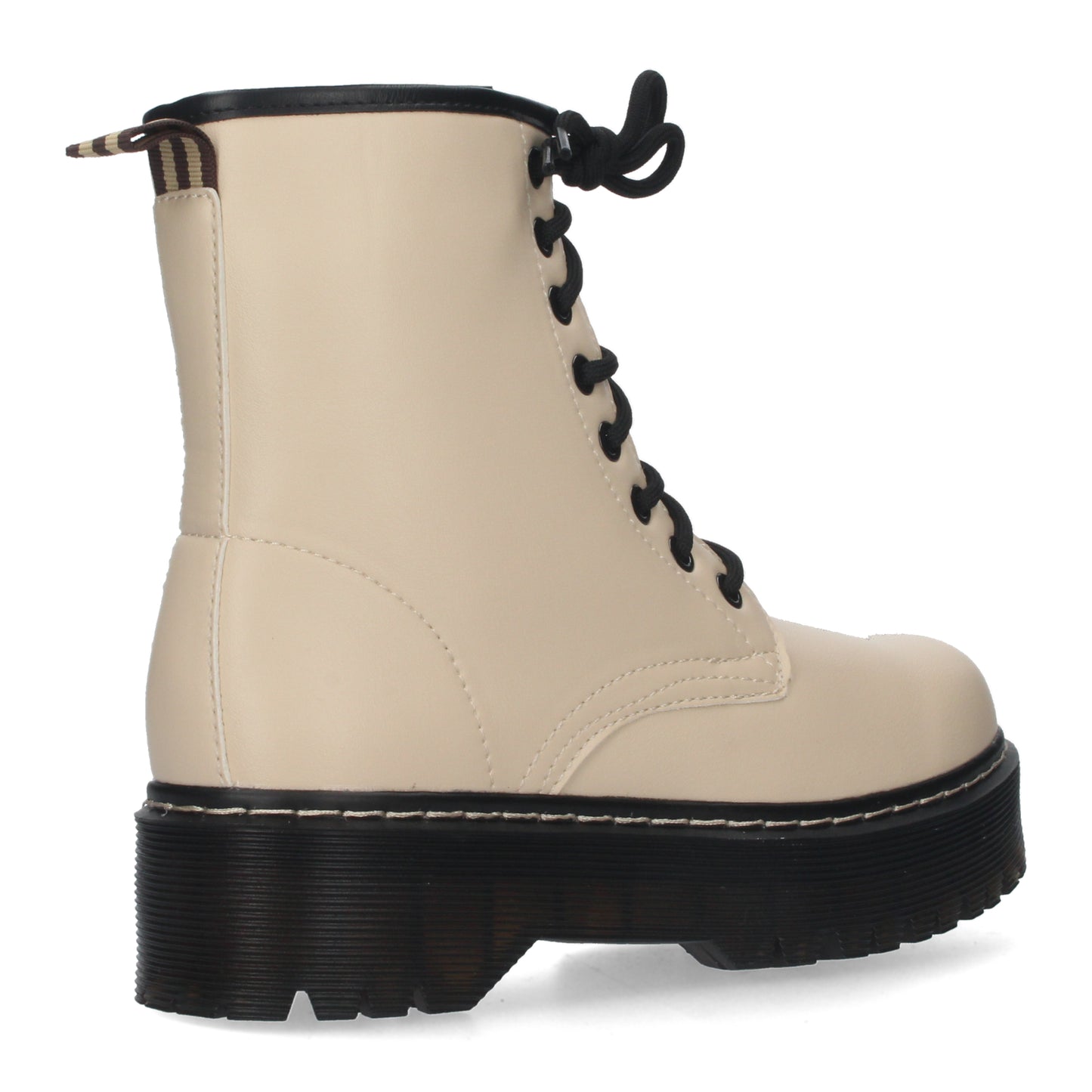 Botin de Tacon Ancho para Mujer  Comodo  con Estampado Liso  Cierres de Cor