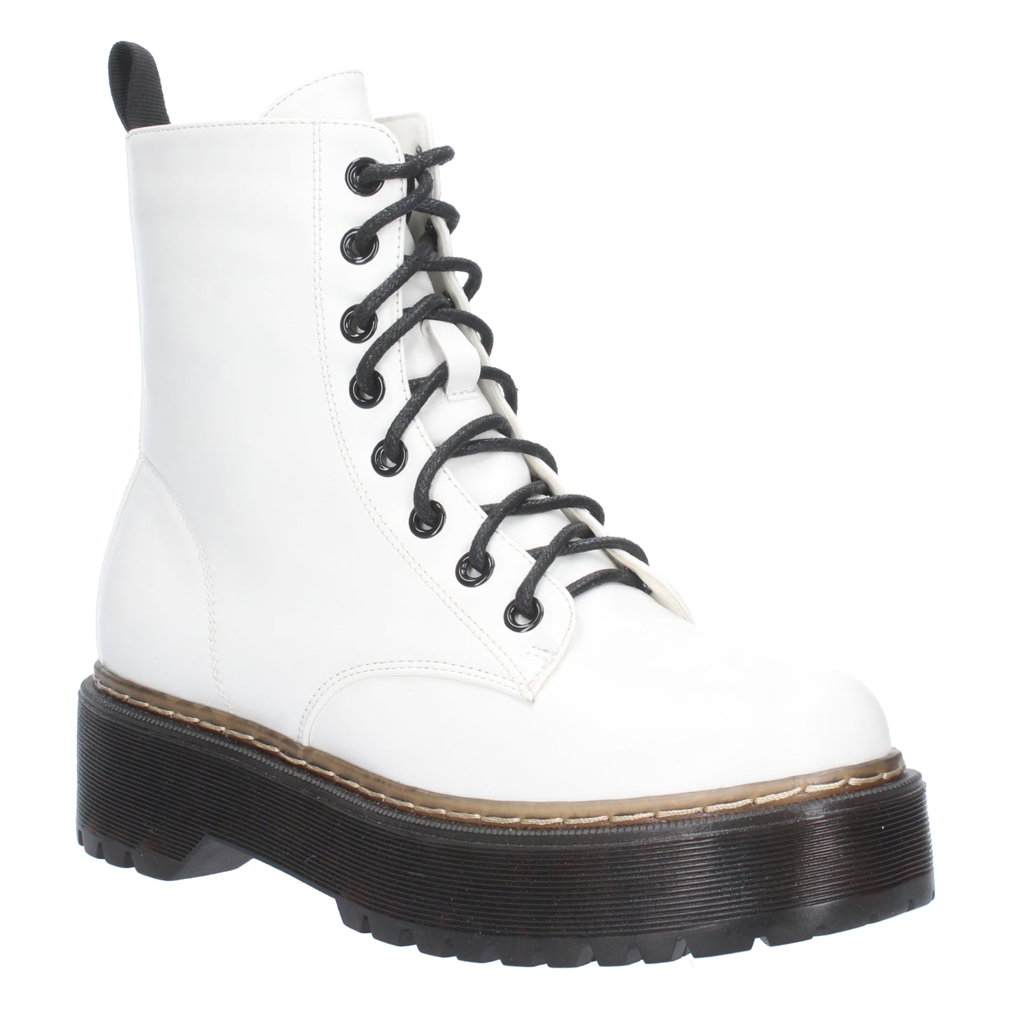 Botin de Tacon Ancho para Mujer  Comodo  con Estampado Liso  Cierres de Cor