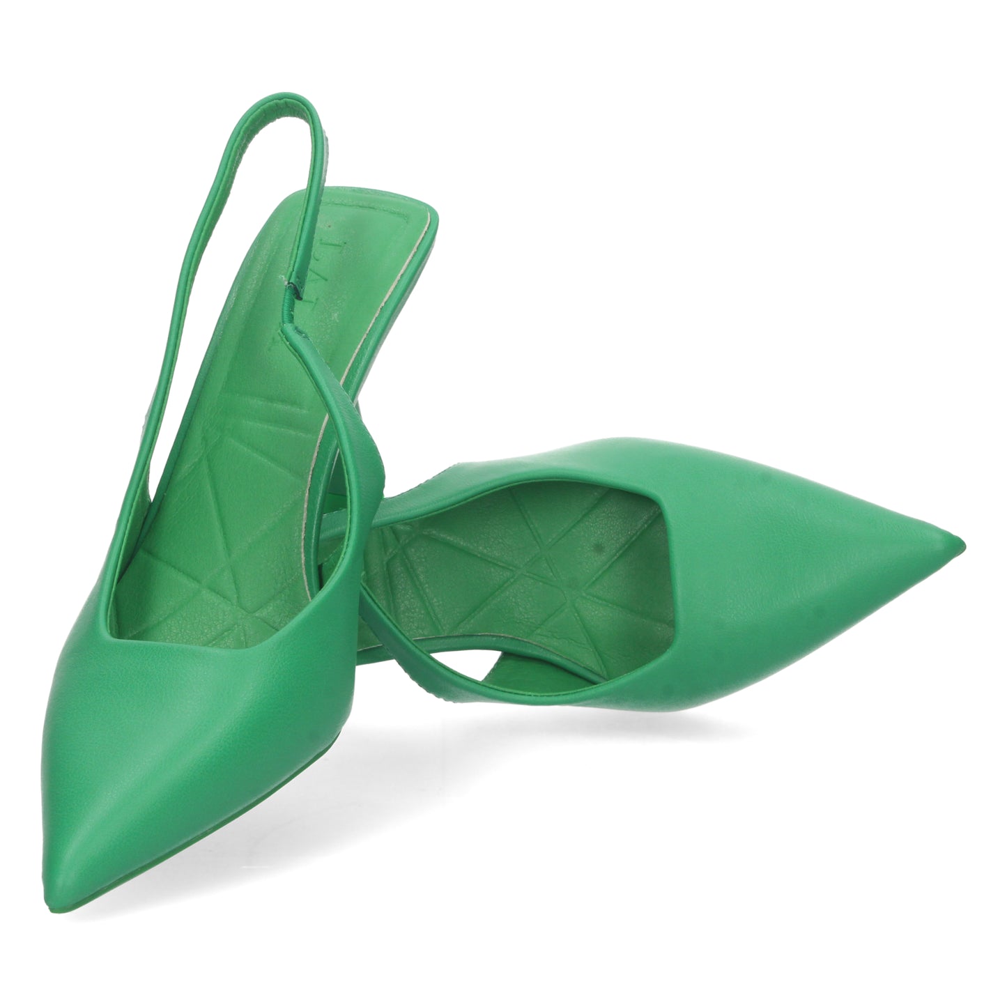 Zapato de Tacón para Mujer  Estilo de Salón  con Punta Fina  y Talón Abierto  Primavera Verano *